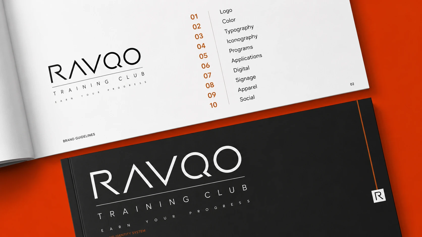 RAVQO Training Club project view 1