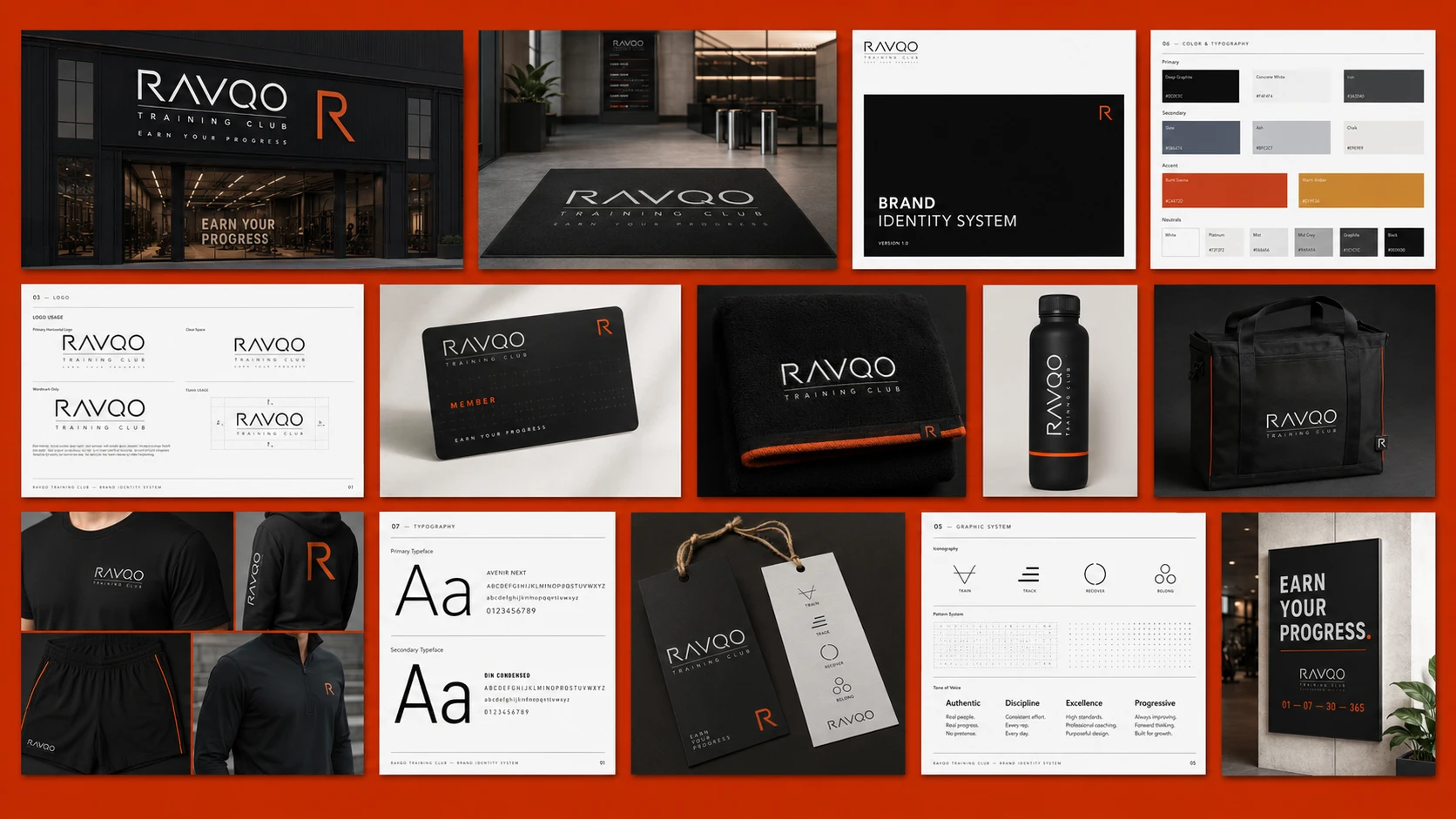 RAVQO Training Club project view 2